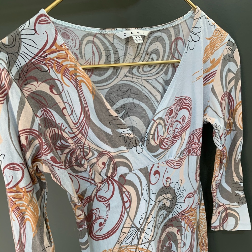 Cabi quarter sleeve top